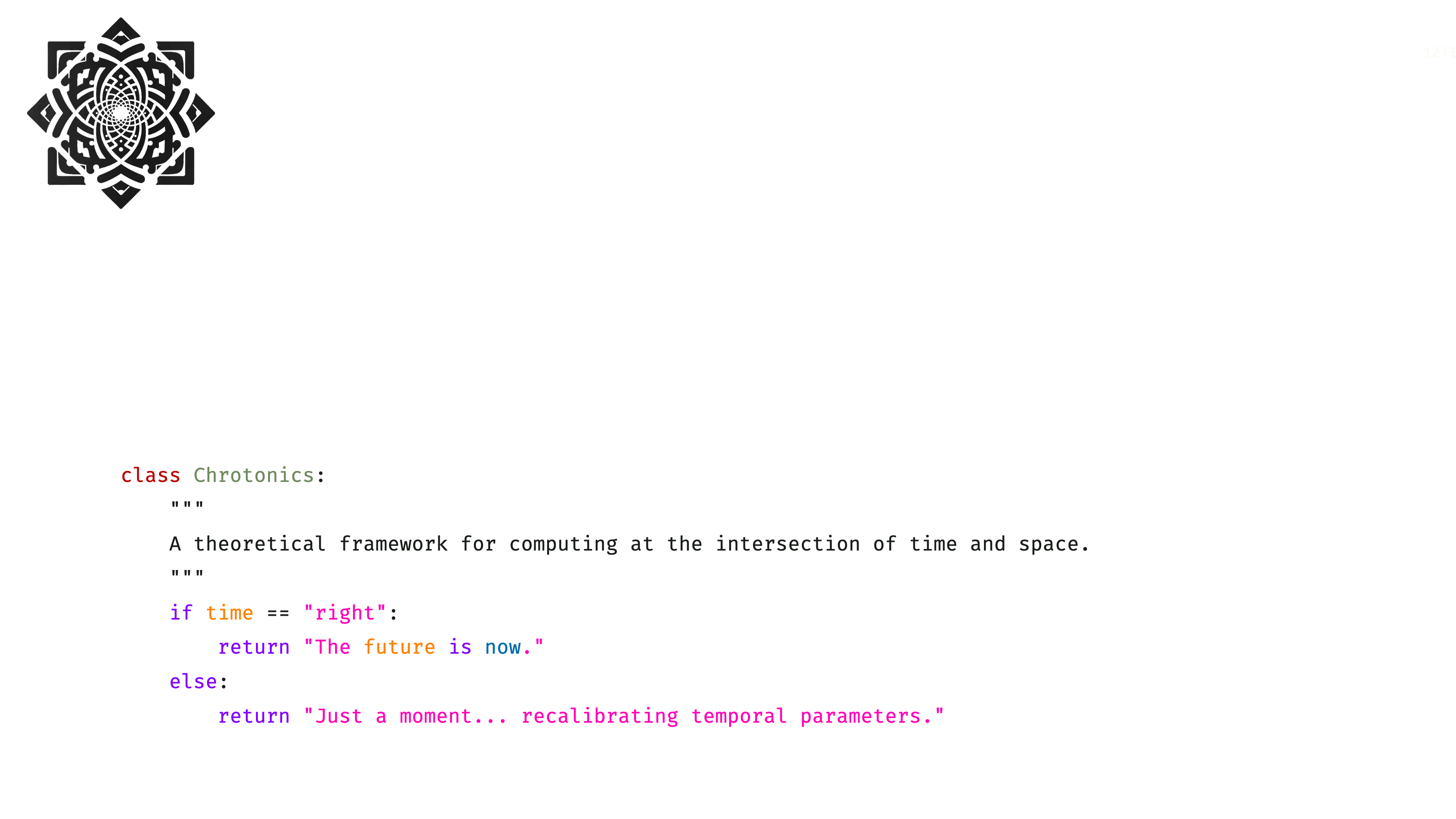 A theoretical framework for the intersection of time and technology.